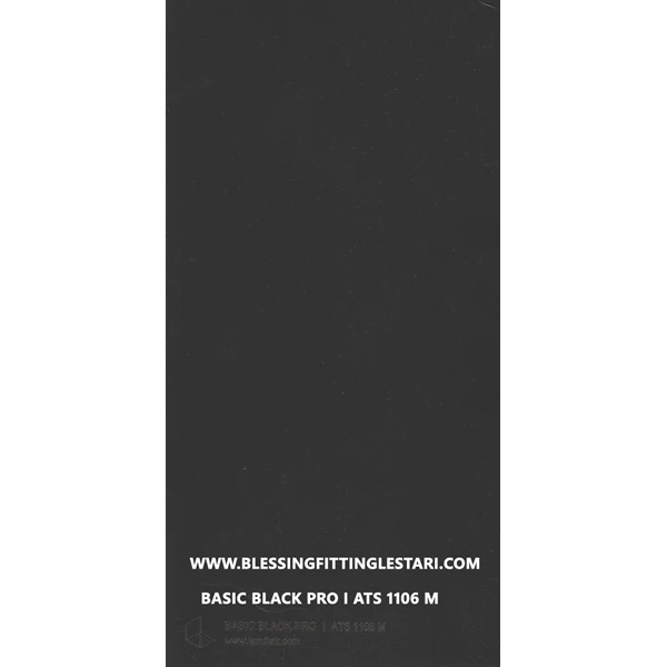 Pelapis Kayu HPL Lamitak ATS 1106 M Basic Black Pro