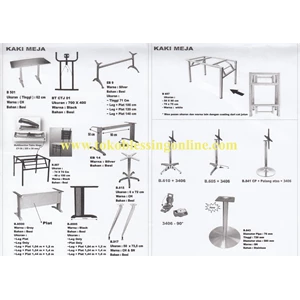 Table Leg iron and stainless steel Kitchen Accesories
