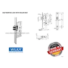 Mortise Handle Lock 052P Wtih Roller Catches 1