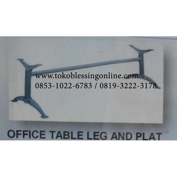 Office Table Leg + Plat Eb 9