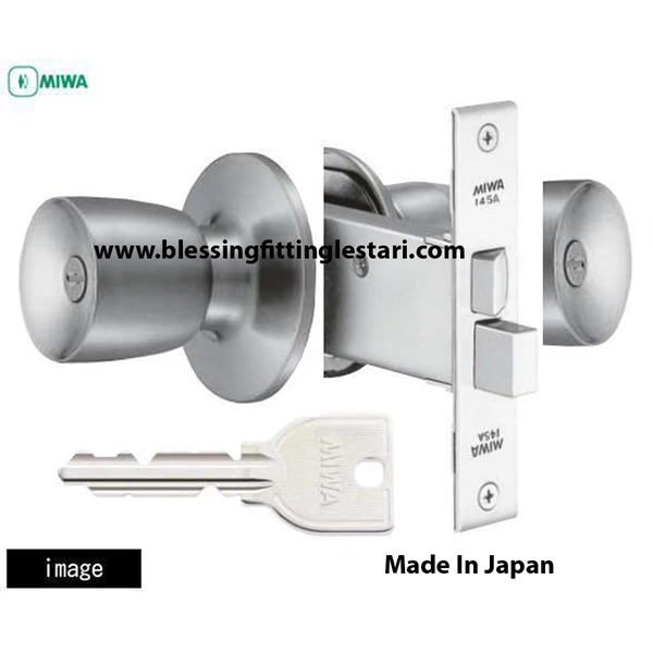 Knob Handle lock Miwa U9-145-HMW-4 100/35 ST