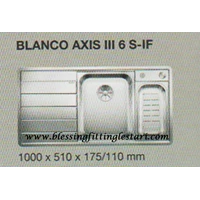 KITCHEN SINK BLANCO AXIS III 6 S-IF