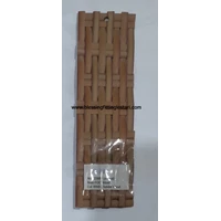 Tali webbing Rehau art 625685 ( Natural ) 6 mm FOC ribbed Col 009 B Sandal Wood 