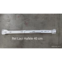 Rel Laci Hafele Standar White Panjang 40 cm