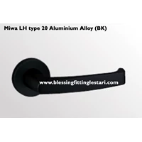 Miwa Lock Handle LH 20 Alluminium Alloy (BK)