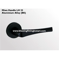 Miwa Lock Handle Miwa LH 23 Aluminium Alloy (BK)