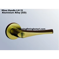 Miwa Lock Handle door LH 23 Aluminium Alloy (GD)