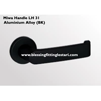 Miwa Lock Handle Pintu LH 31 Aluminium Alloy (BK)